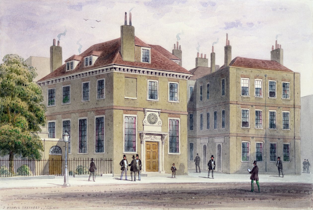 New Inn, 1850 av Thomas Hosmer Shepherd