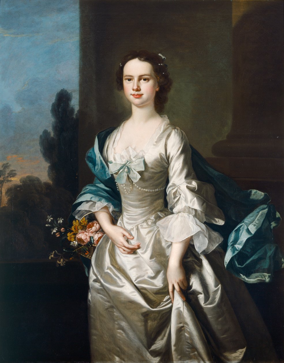 Margaretta Mabella (olja på duk) av Thomas Hudson