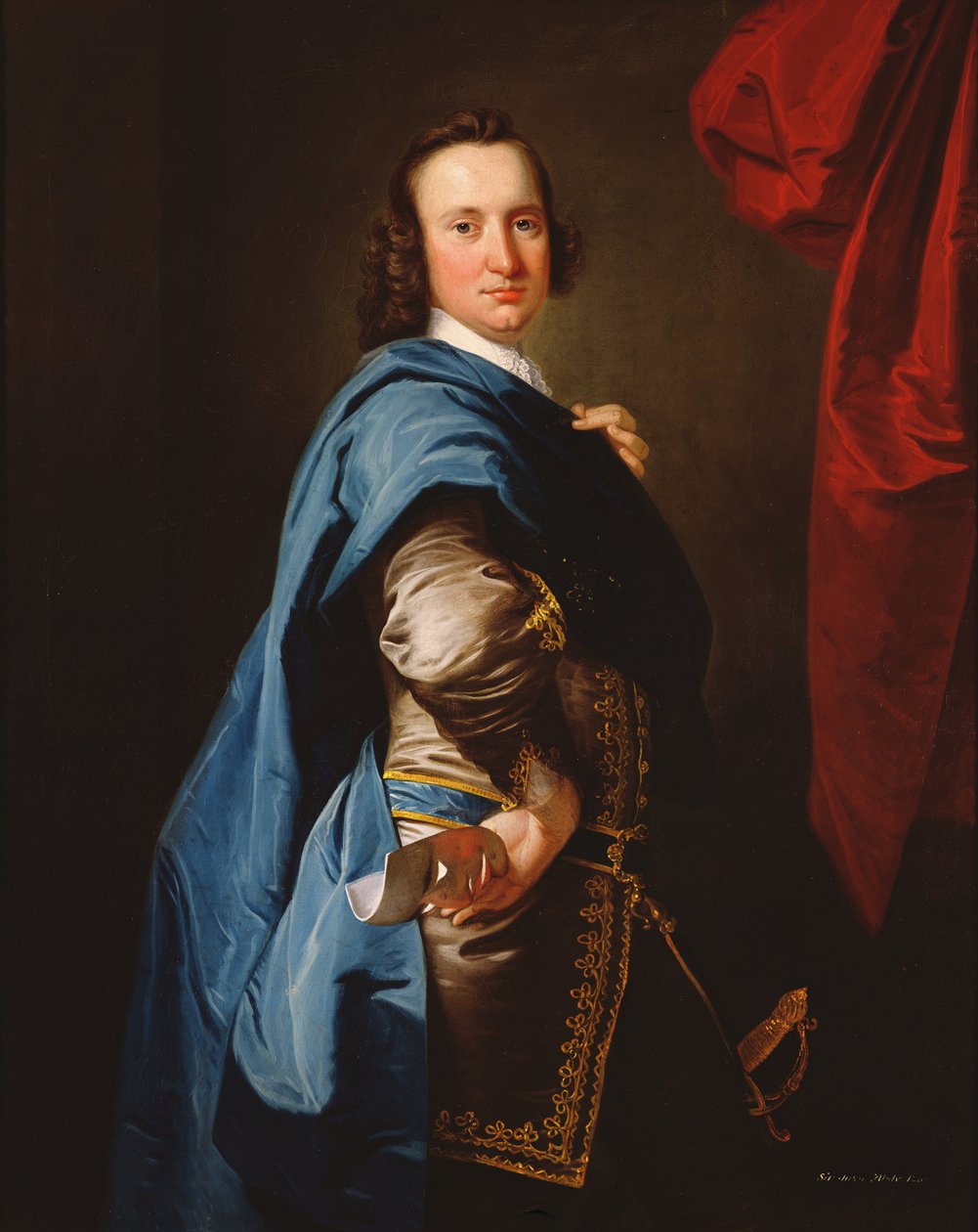 Sir John Abdy, Bt. av Thomas Hudson
