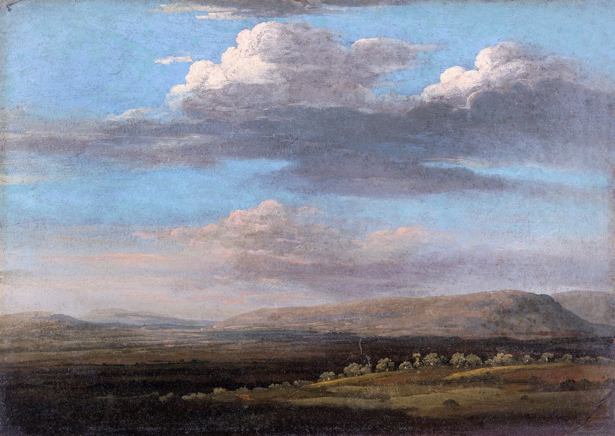 "En utsikt i Radnorshire", 1776 av Thomas Jones