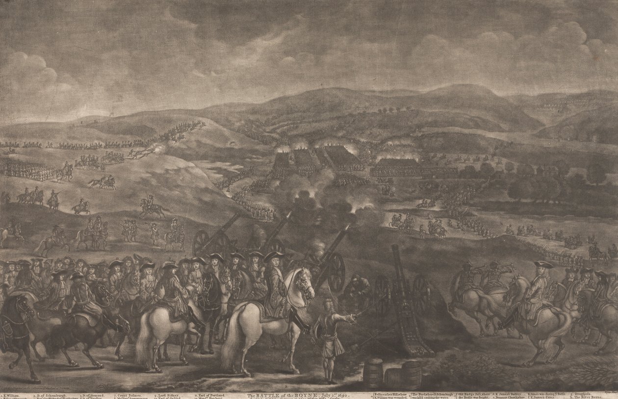 Slaget vid Boyne, 1 juli 1690 av Thomas Kitchin