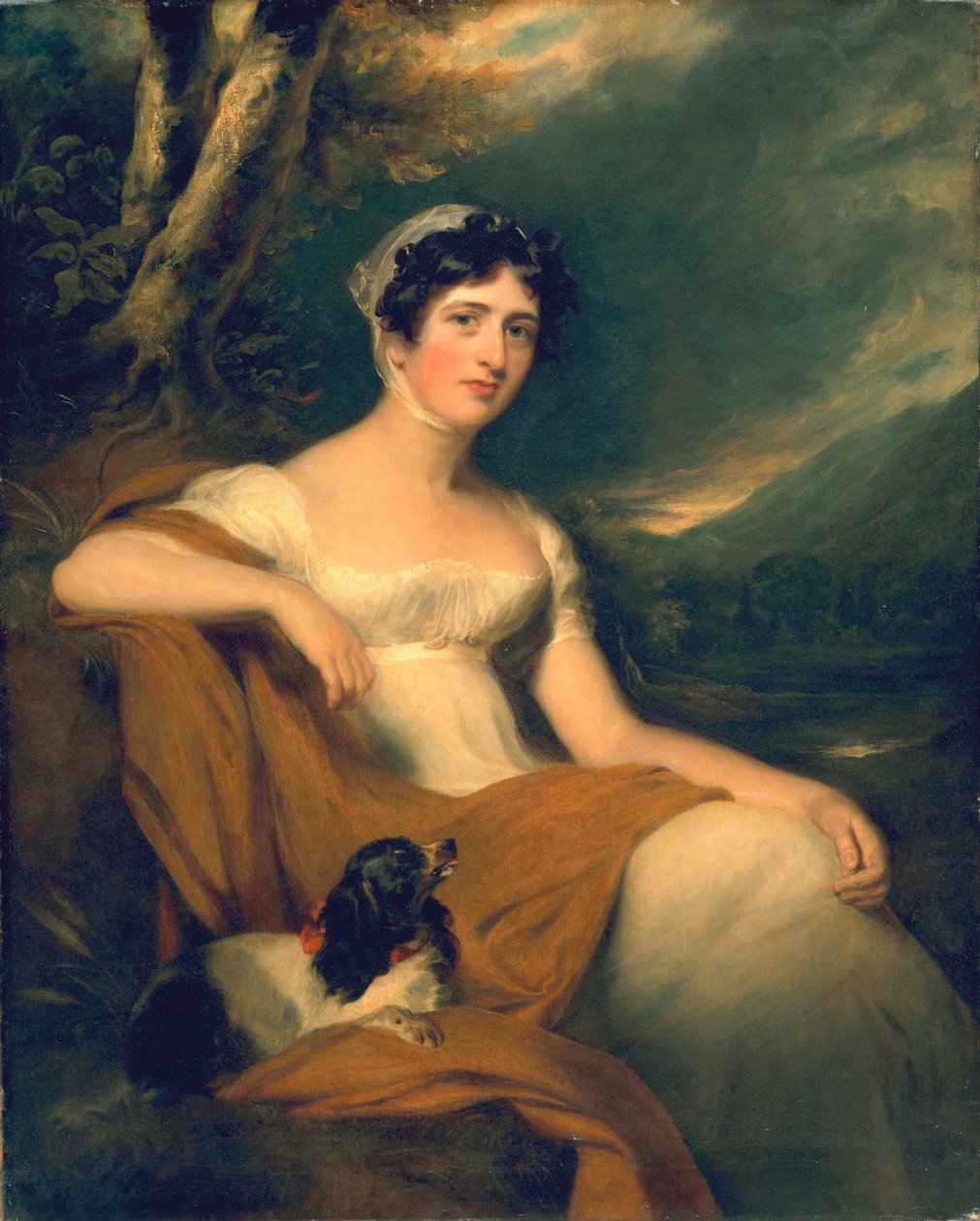 Emma Cunliffe, senare Emma Cunliffe-Offley, ca 1809-30 av Thomas Lawrence