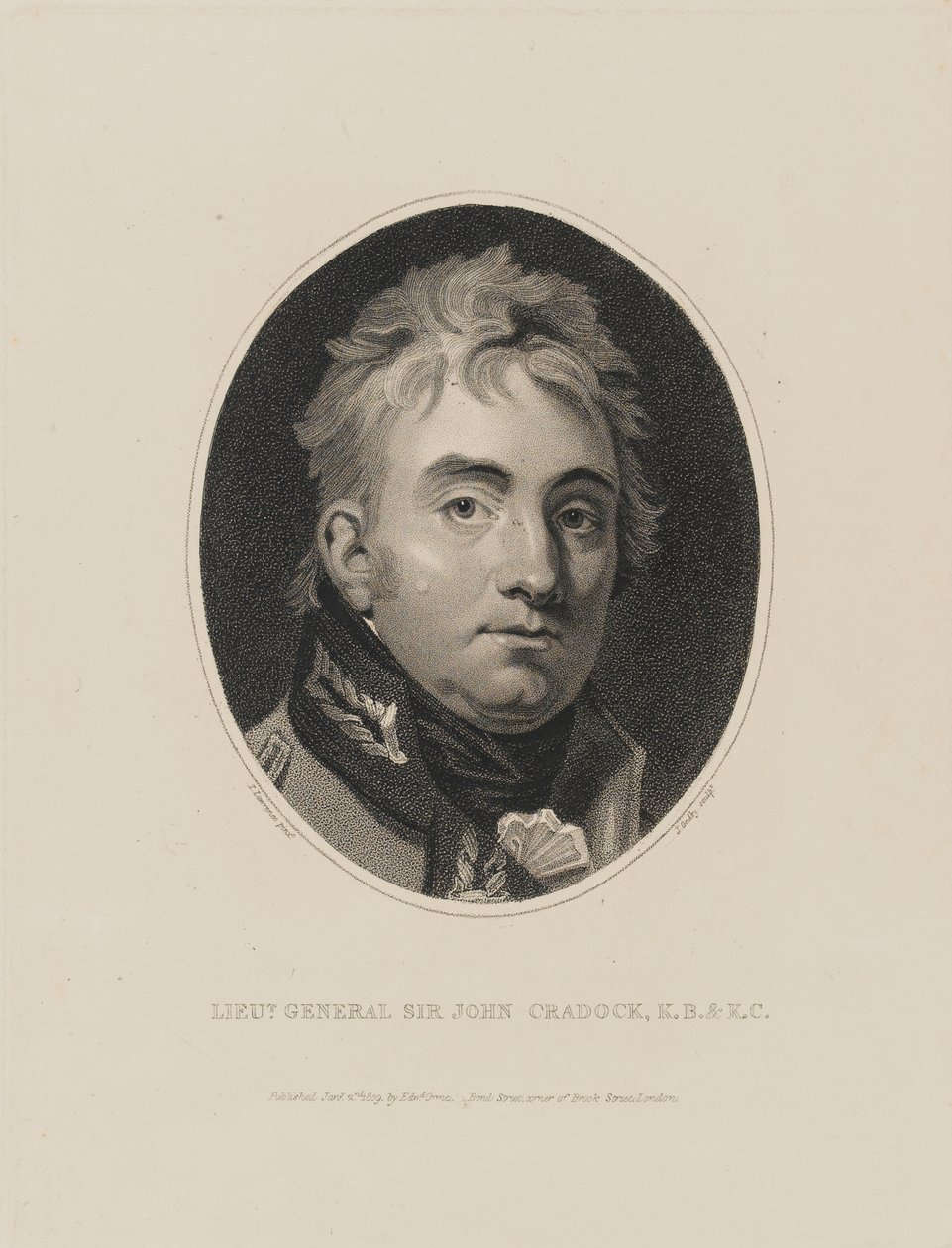 Generallöjtnant Sir John Cradock, 1809 av Thomas Lawrence