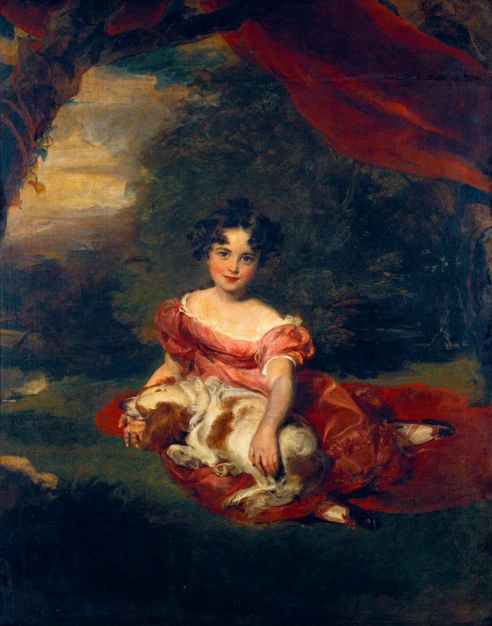 Porträtt av fröken Julia Beatrice Peel av Thomas Lawrence