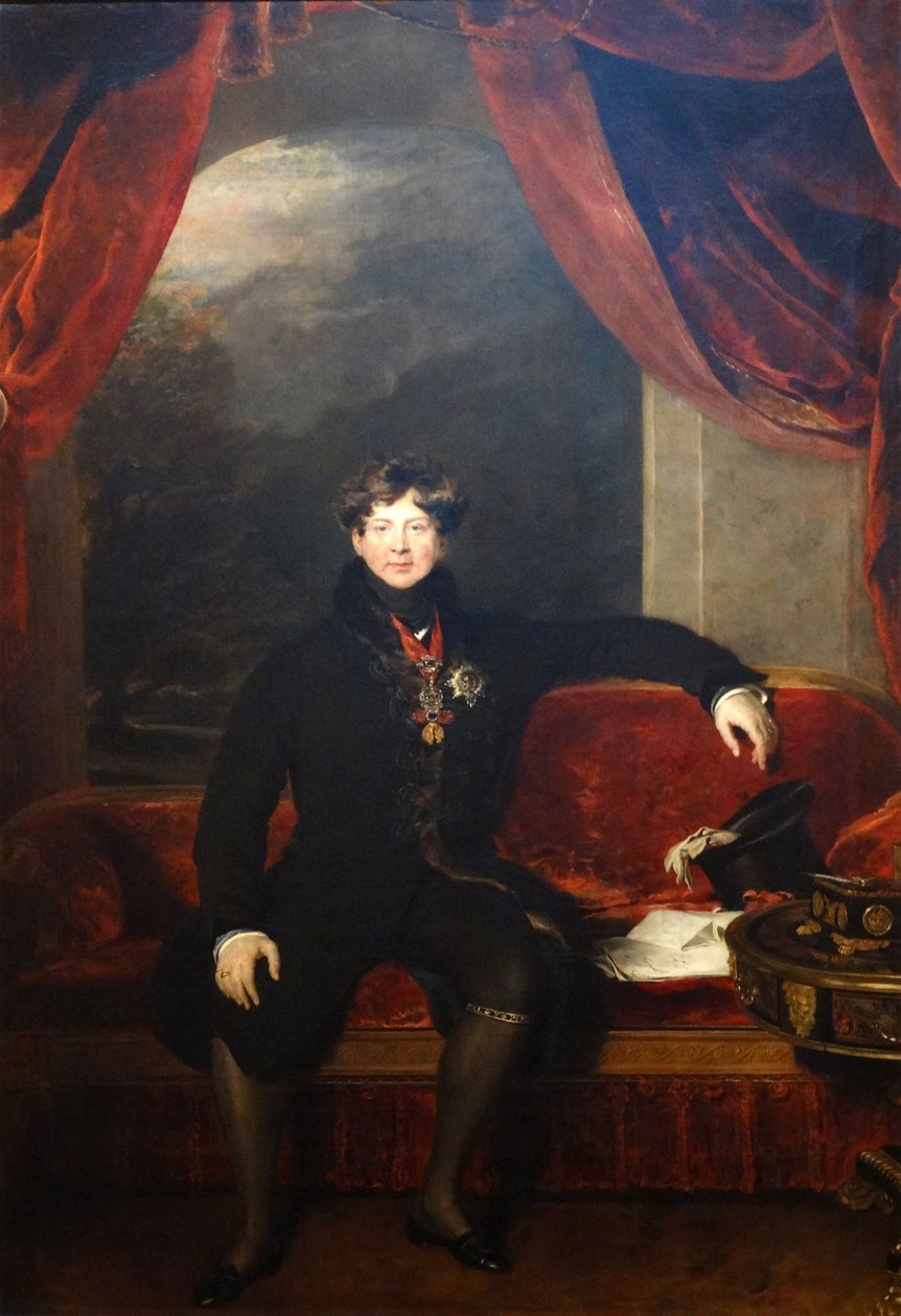 Porträtt av kung George IV av Thomas Lawrence