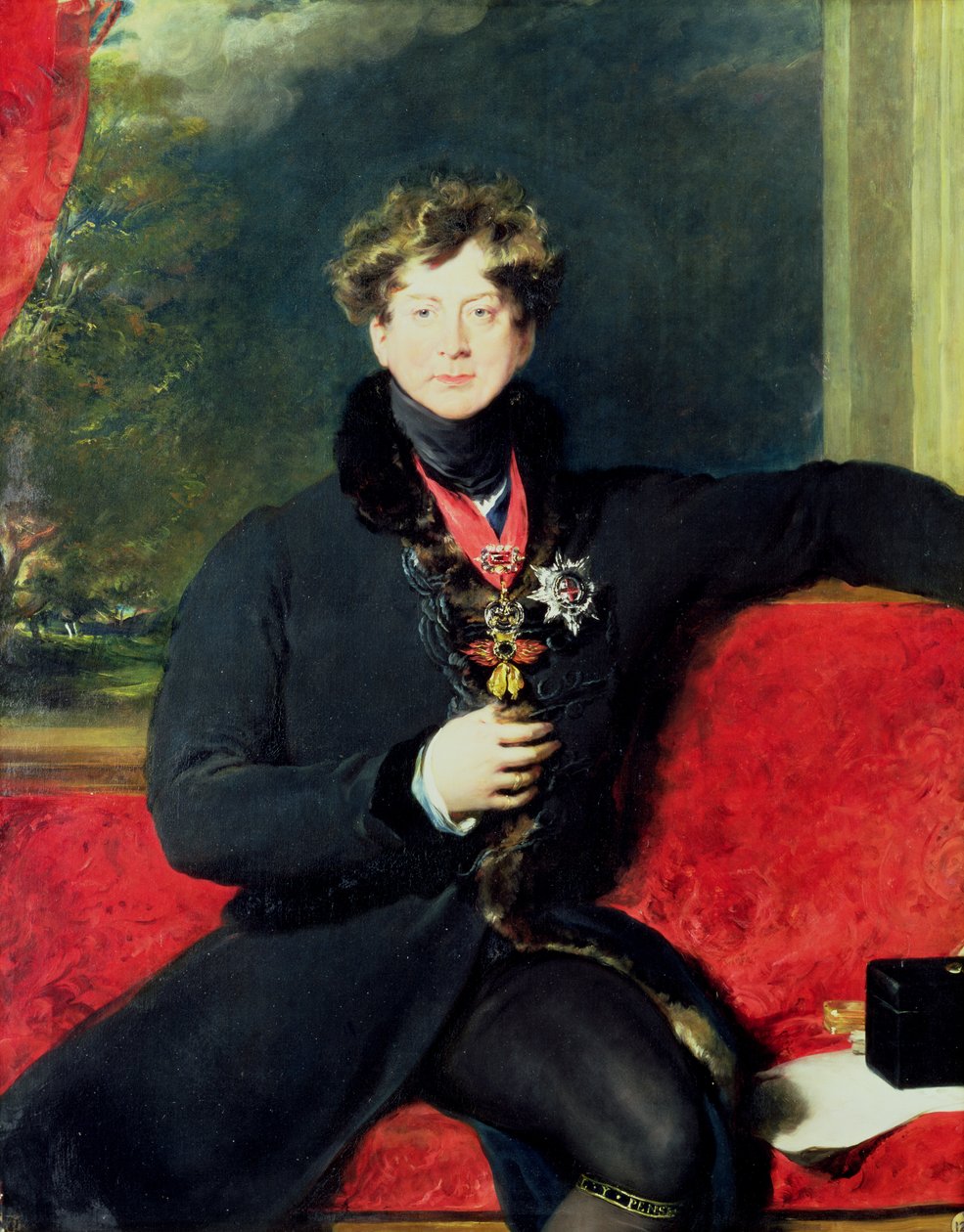 Porträtt av kung George IV av Thomas Lawrence