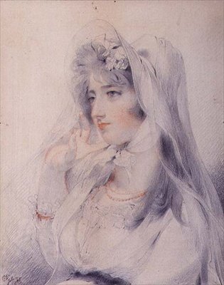 Porträtt av fru Angerstein av Thomas Lawrence