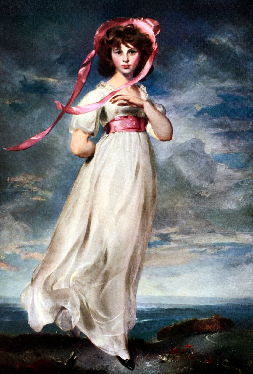 Sarah Barrett Moulin Pinkie, 1794 1926. av Thomas Lawrence