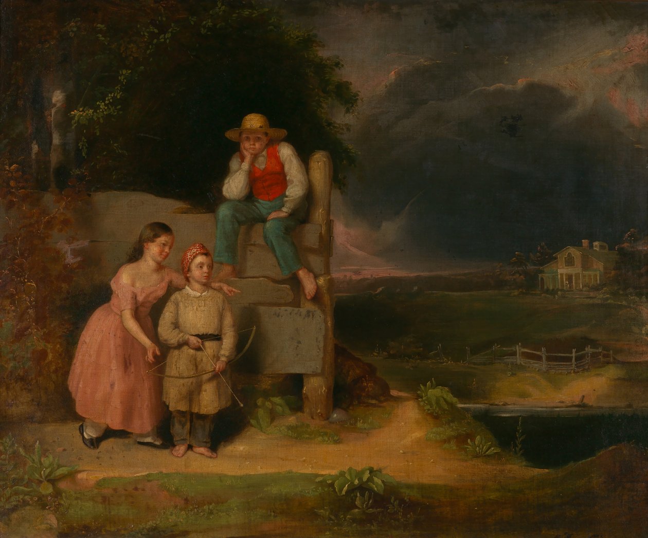 Barn i en storm av Thomas Le Clear