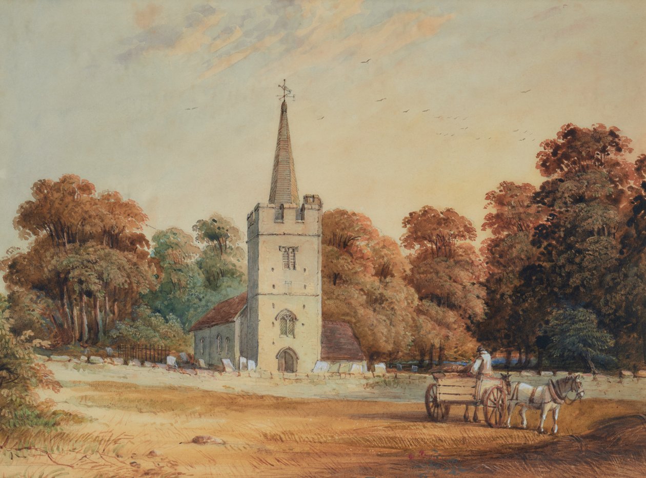 Barming kyrka av Thomas Light Merritt