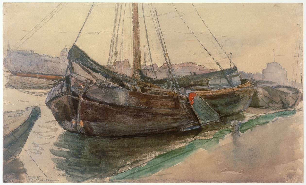 Fisketrålare av Thomas Ludwig Herbst