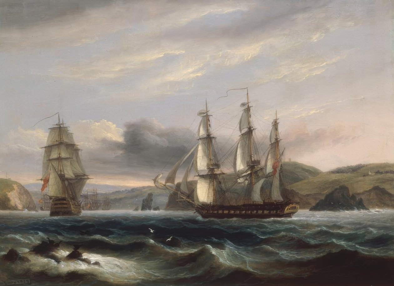 Se upp på Teign av Thomas Luny