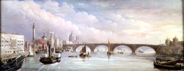 Approach to Billingsgate (olja på duk) av Thomas Mann Baynes