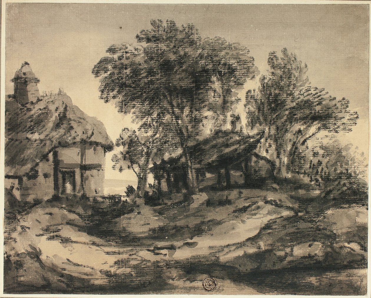 Stugor nära havet av Thomas Monro