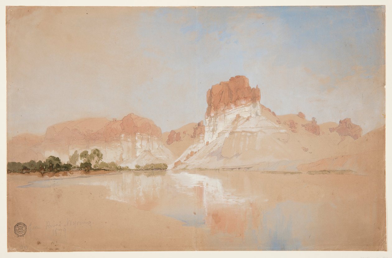 Green River, Wyoming Territory av Thomas Moran