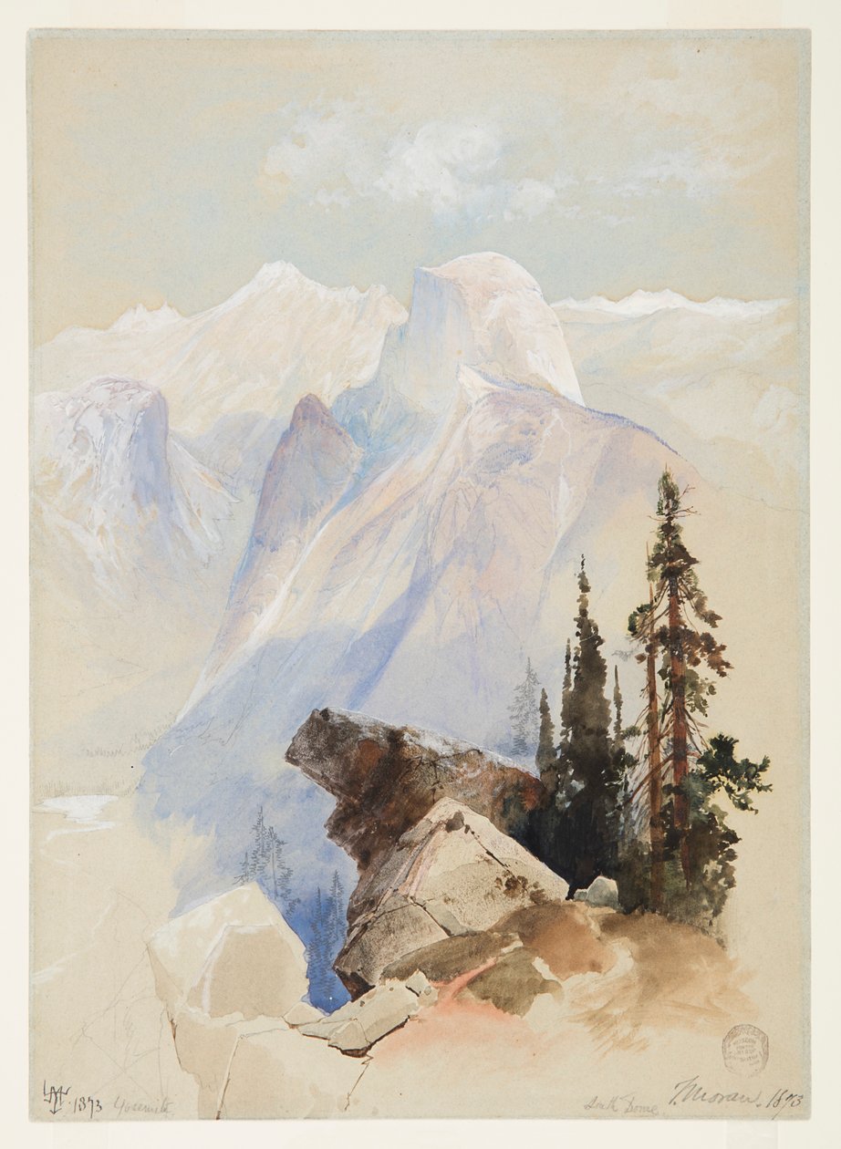 Half Dome, Yosemite av Thomas Moran