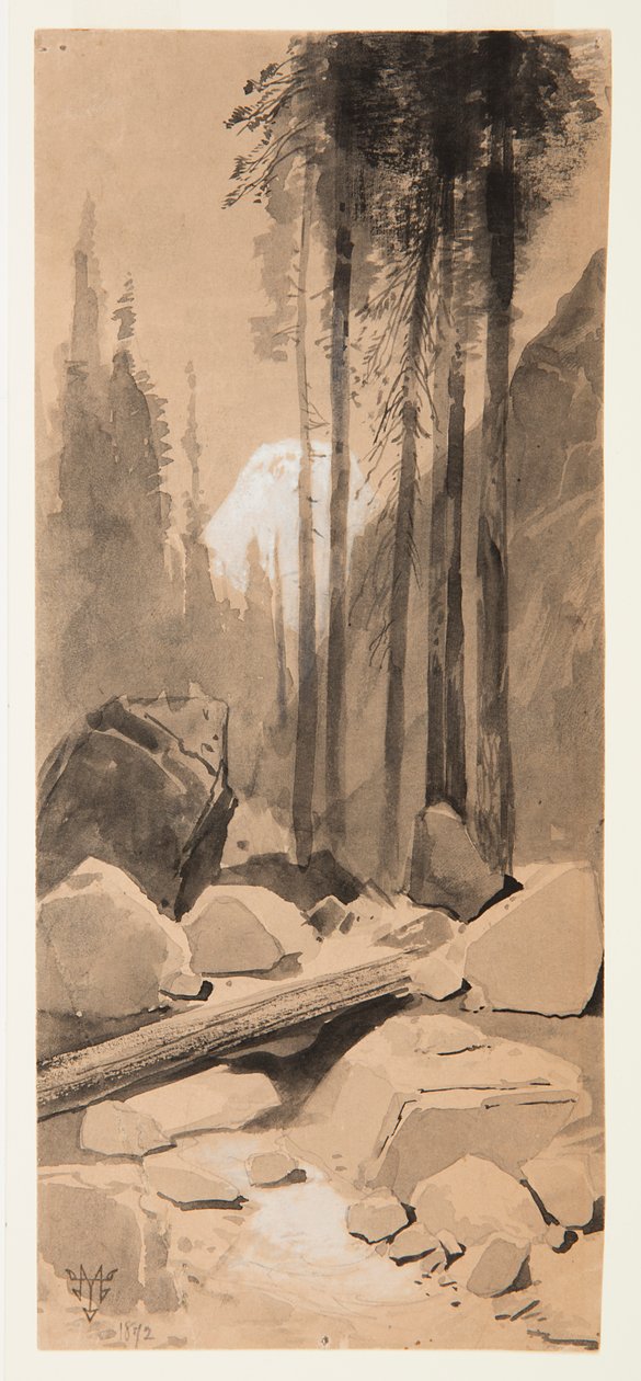 I Yosemite Valley av Thomas Moran
