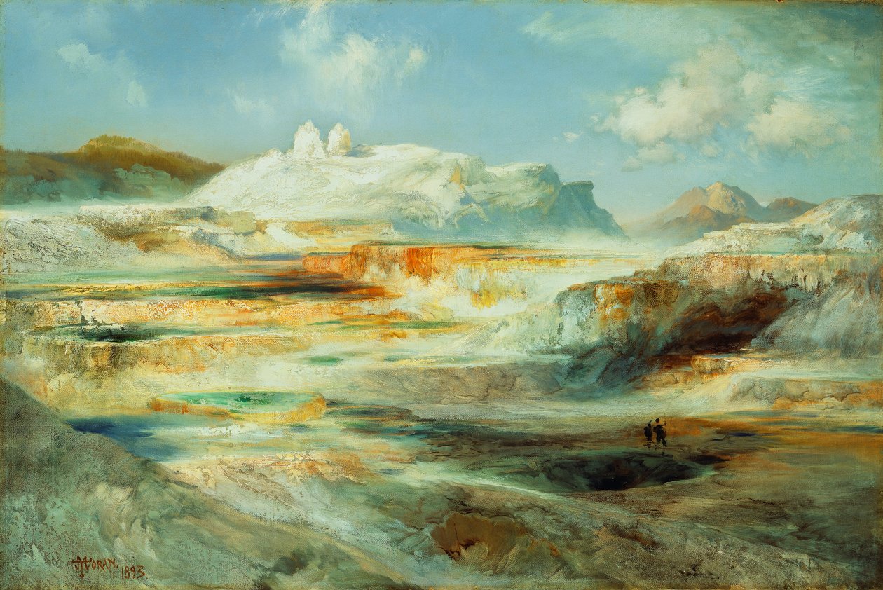 Jupiter Terrace, Yellowstone, 1893 av Thomas Moran