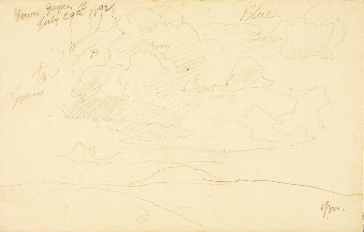 Nedre Geyserbassängen av Thomas Moran