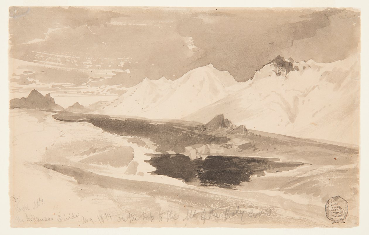 Arkansas Divide av Thomas Moran