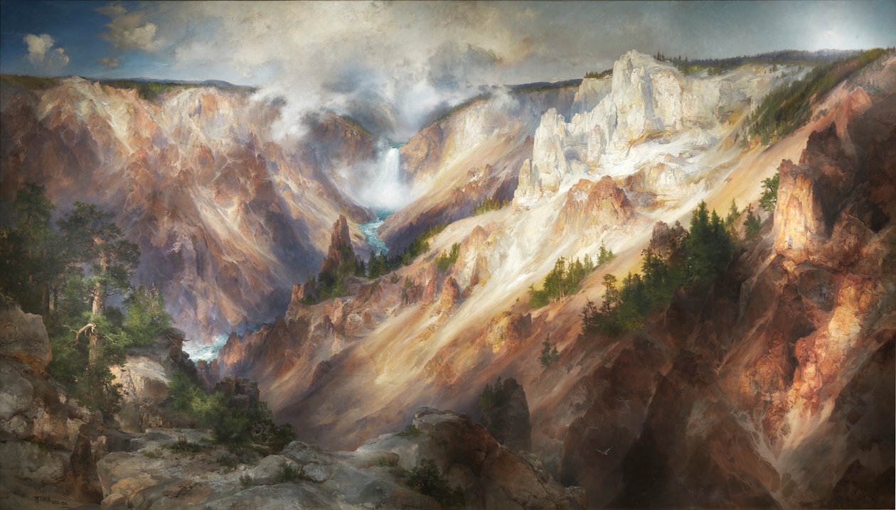 Grand Canyon i Yellowstone av Thomas Moran