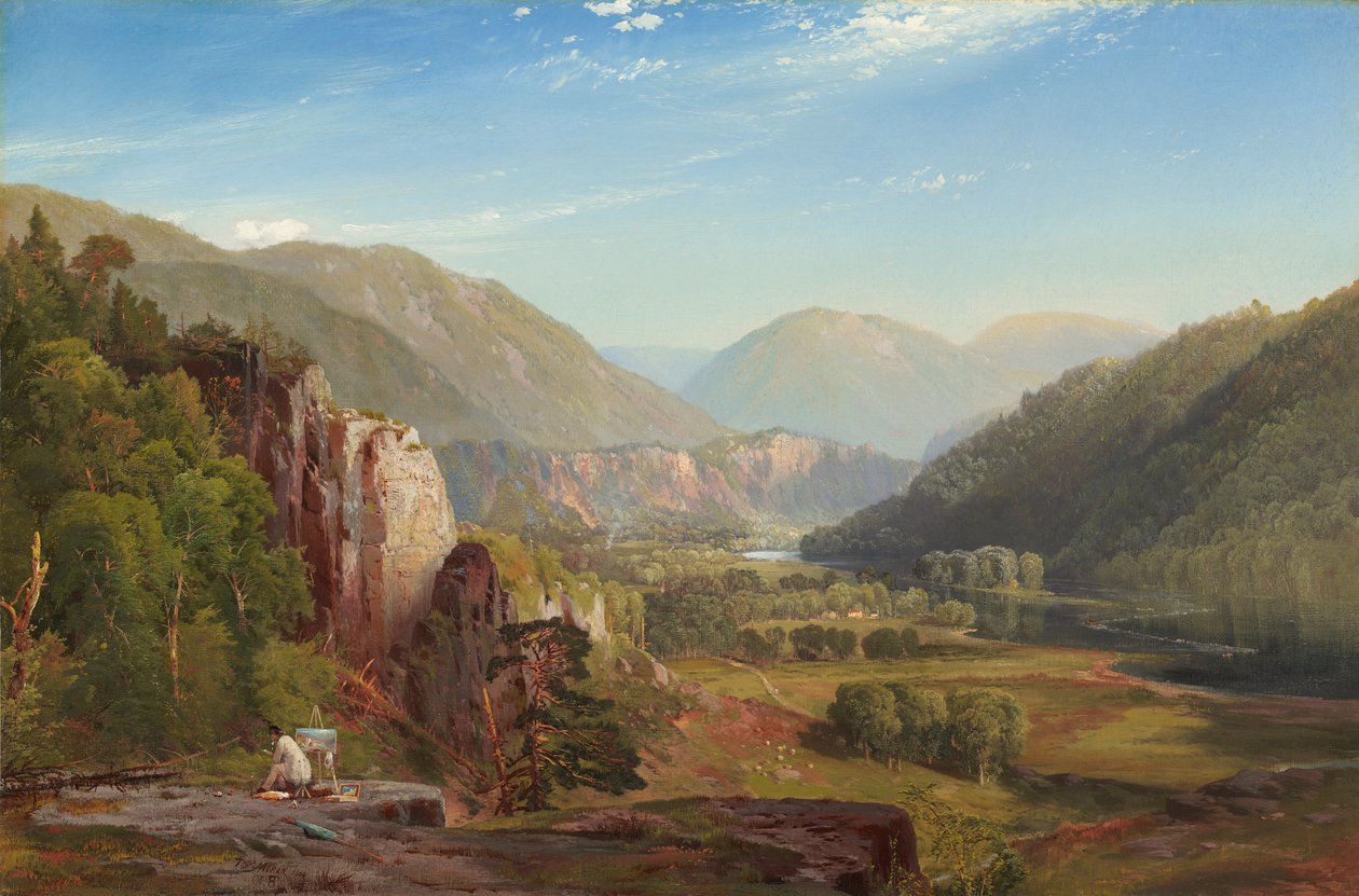 Juniatan, afton, 1864 av Thomas Moran