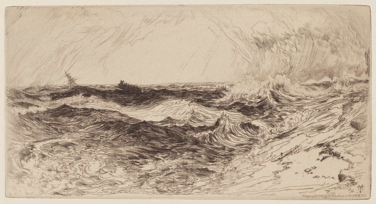Det rungande havet av Thomas Moran