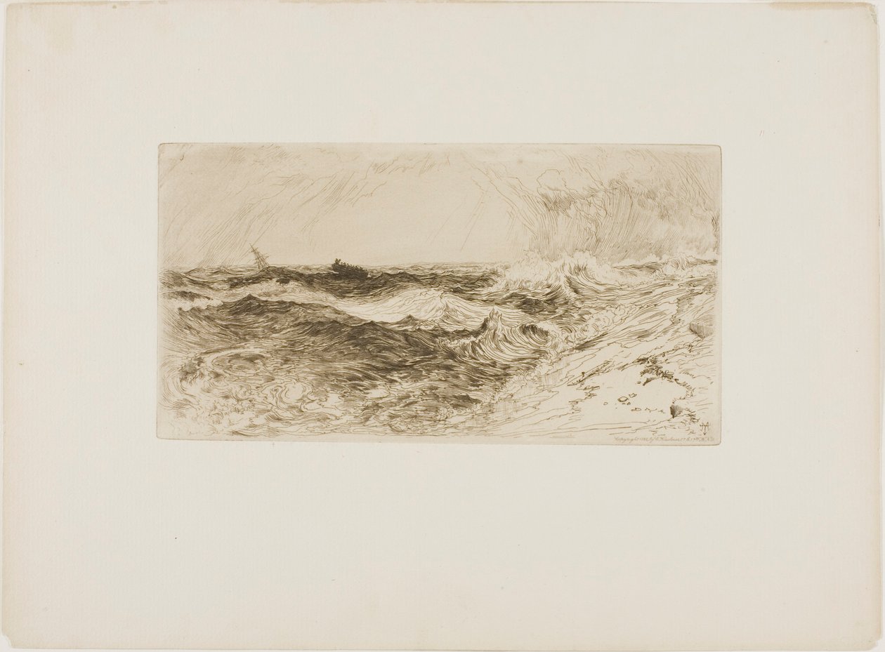 Det rungande havet av Thomas Moran