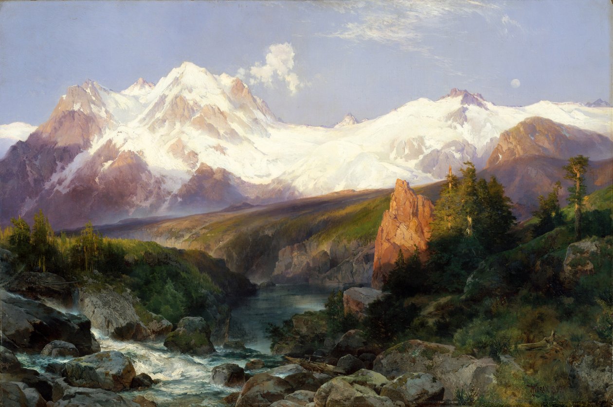 Teton Range, 1897 av Thomas Moran