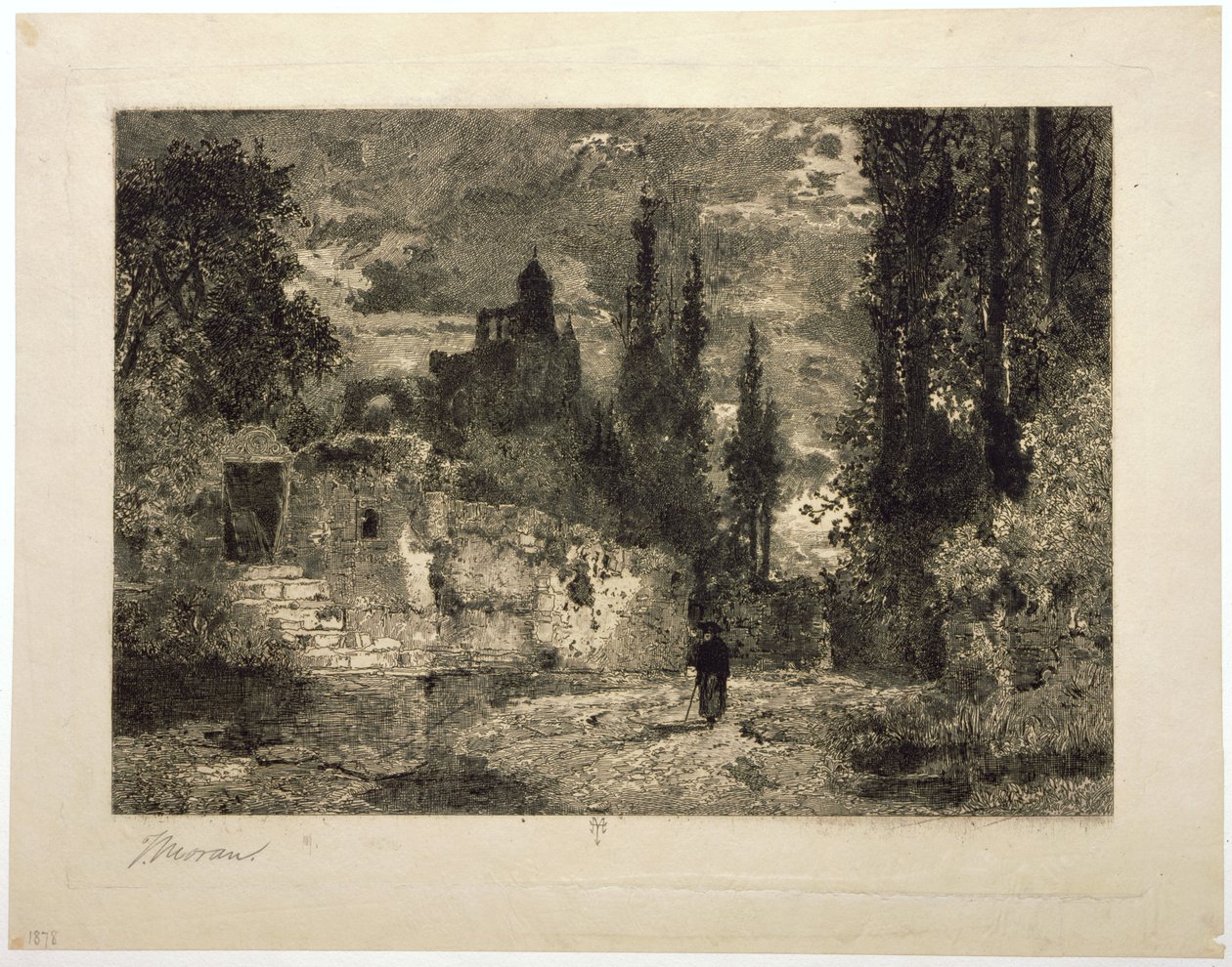 Skymning av Thomas Moran