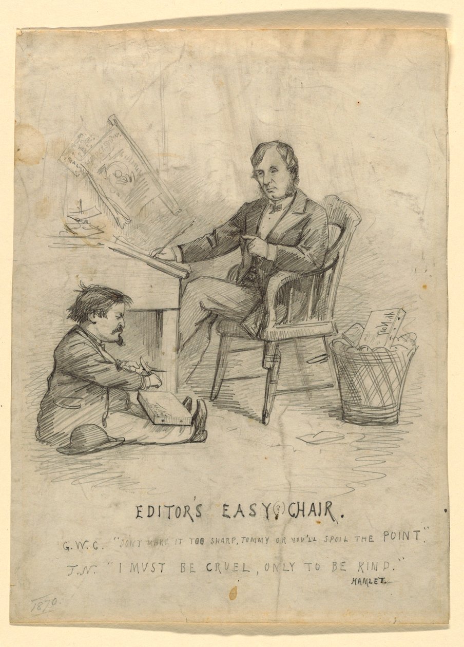 Teckning (USA), 1870 av Thomas Nast