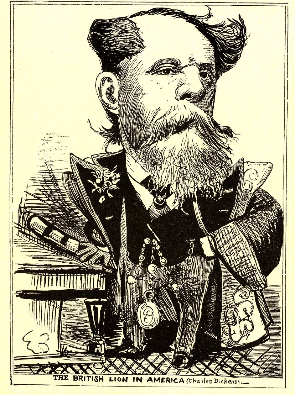 Det brittiska lejonet i Amerika, 1867-68 av Thomas Nast