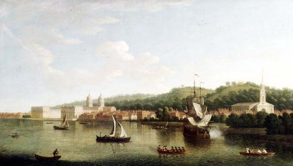 Utsikt över Greenwich av Thomas Priest