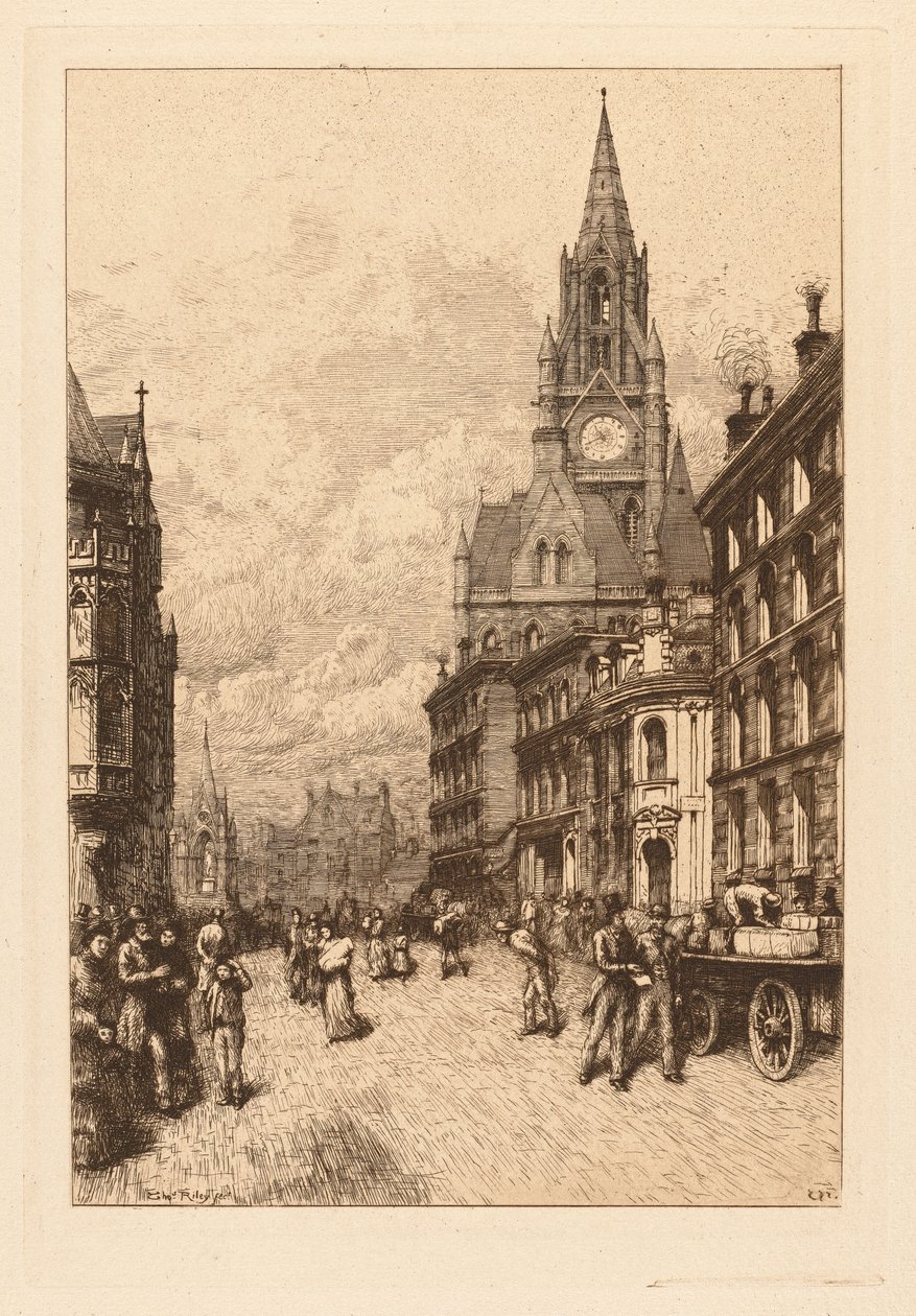 Rådhuset, Manchester av Thomas Riley