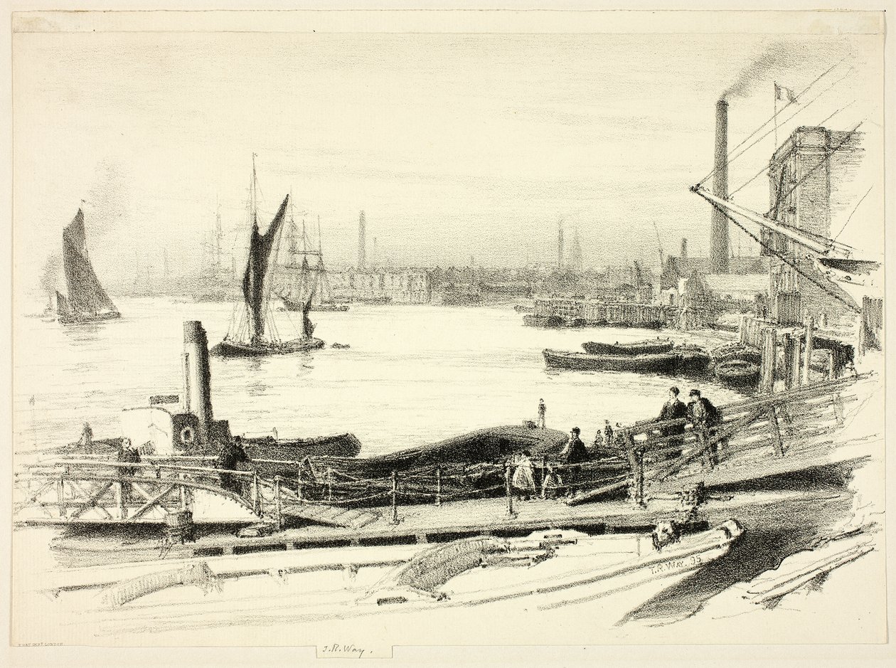 West India Dock av Thomas Robert Way