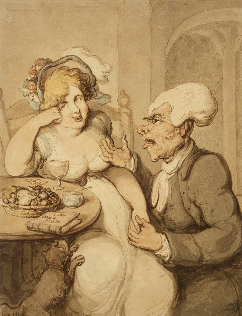 En ny form av bön, av Thomas Rowlandson