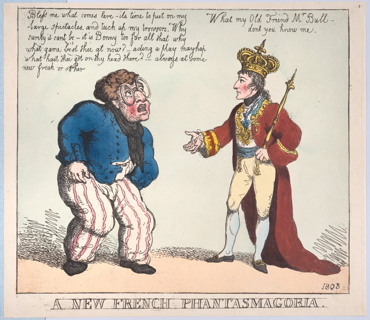 A New French Phantasmagoria, 1803., 1803. av Thomas Rowlandson