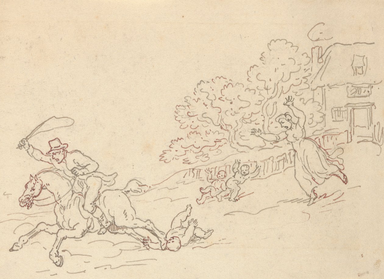 Albumritning av Thomas Rowlandson