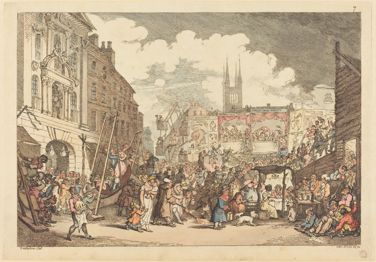 Bartolomeusmässan av Thomas Rowlandson