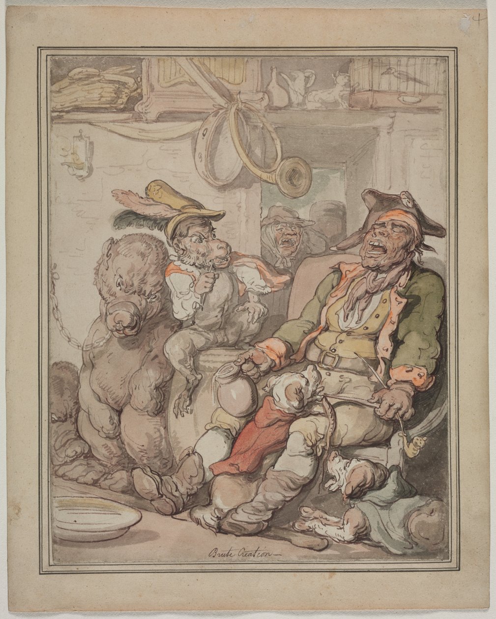Jämförande anatomistudie av Thomas Rowlandson