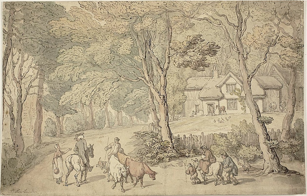 Doktor Syntax på vägen av Thomas Rowlandson