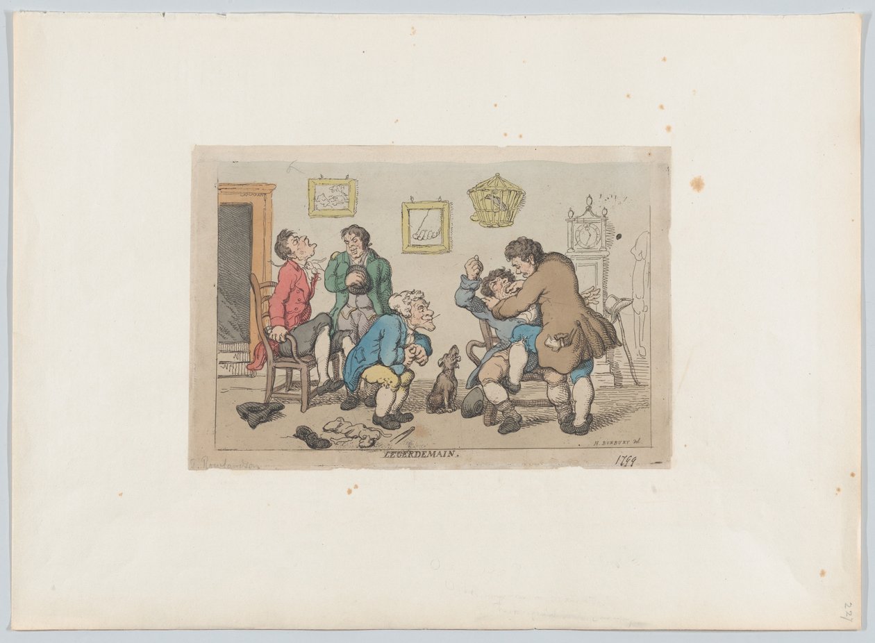 Legerdemain, 1799., 1799. av Thomas Rowlandson
