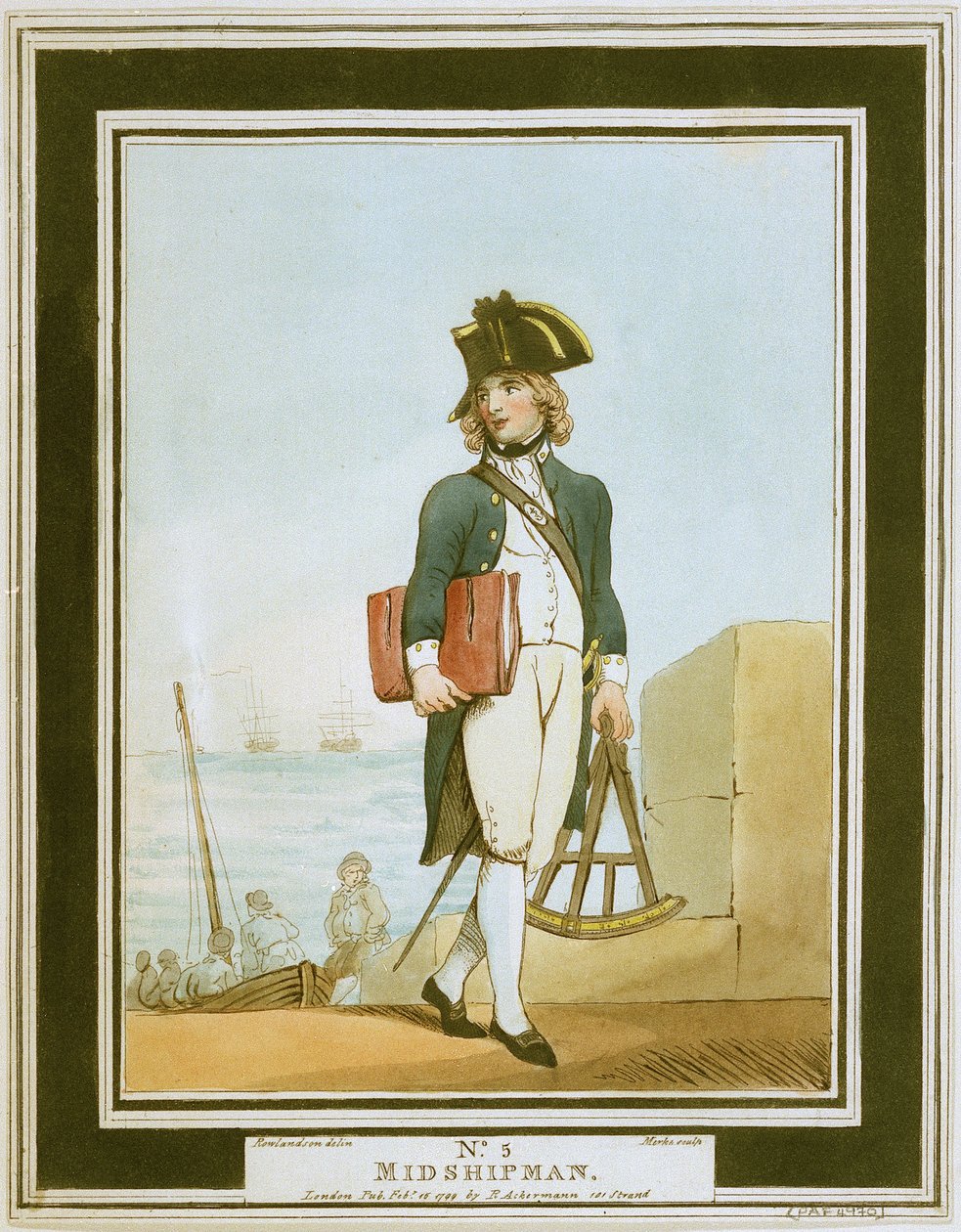 Midshipman av Thomas Rowlandson