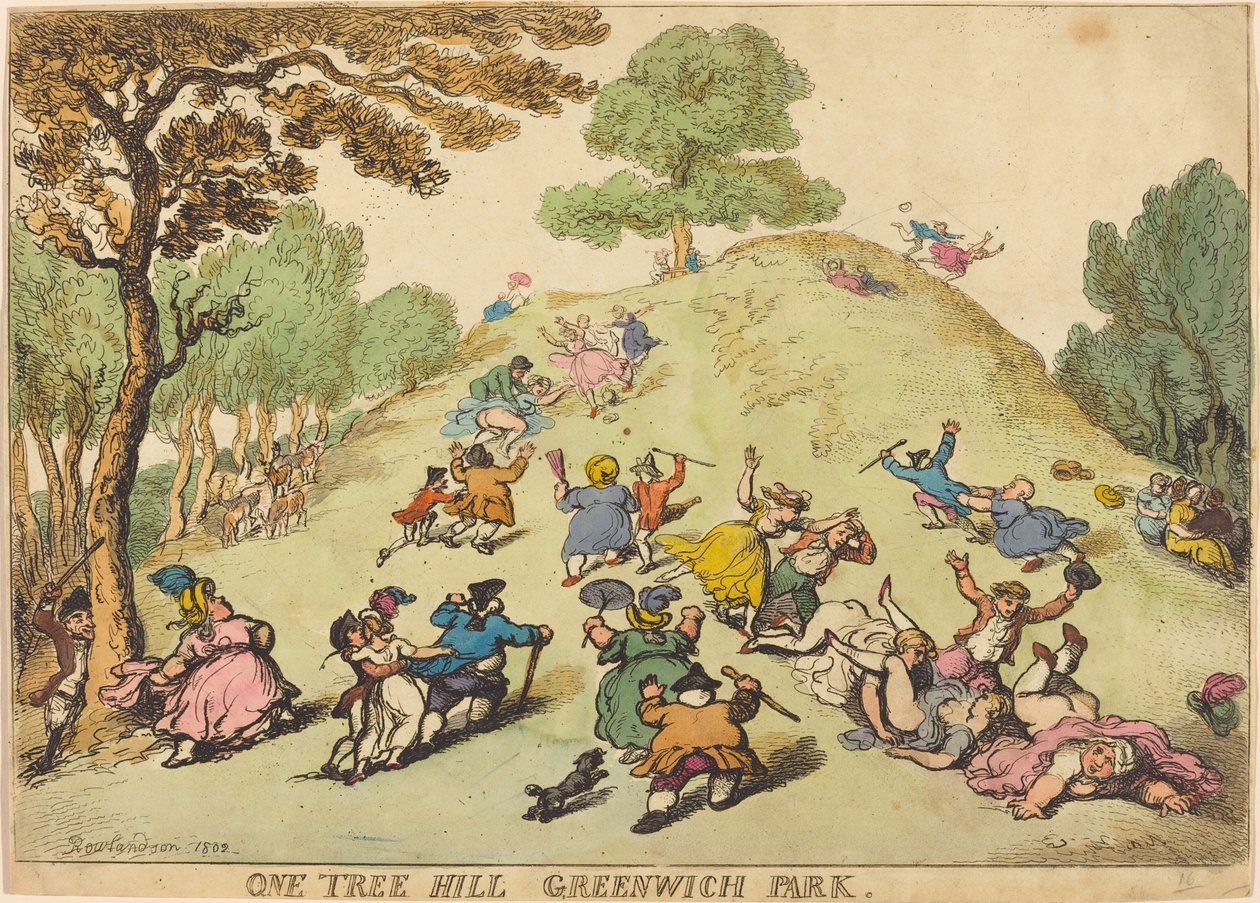 One Tree Hill, Greenwich Park av Thomas Rowlandson