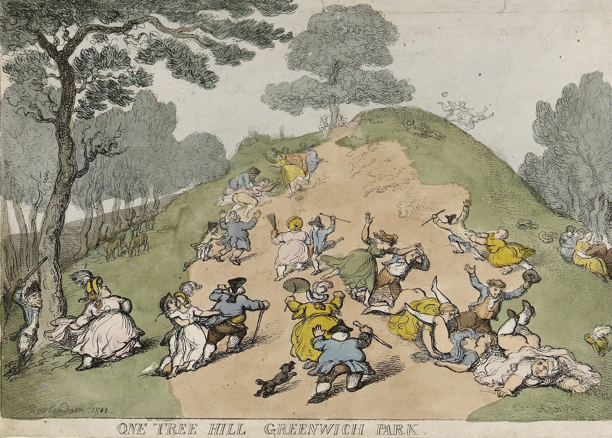One Tree Hill, i Greenwich Park (England) av Thomas Rowlandson