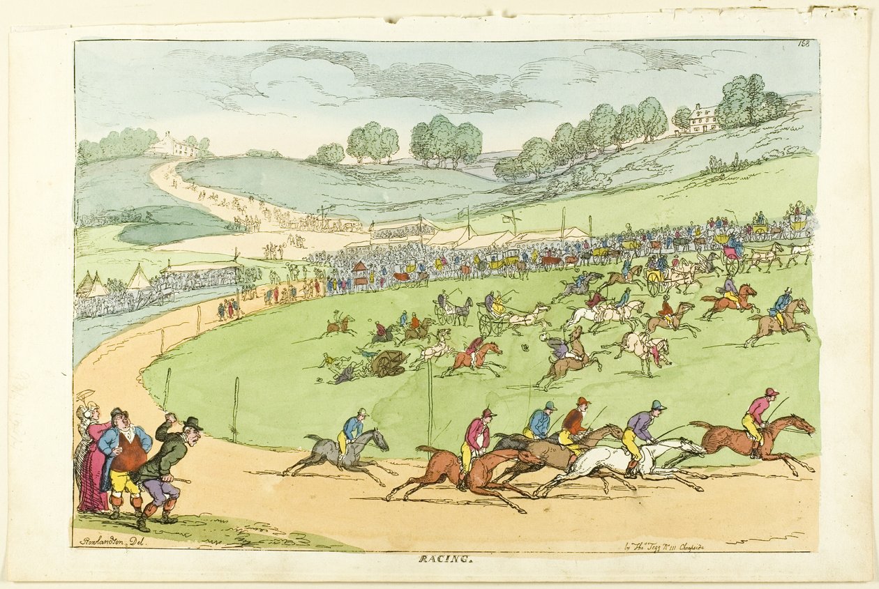 Tävlings av Thomas Rowlandson
