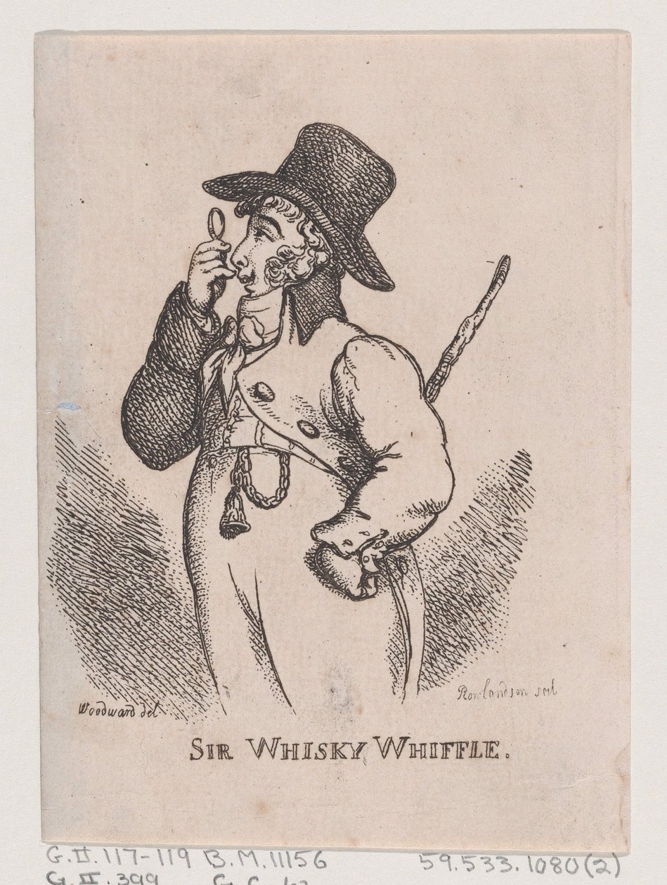 Sir Whiskey Whiffle, april 1808., april 1808. av Thomas Rowlandson