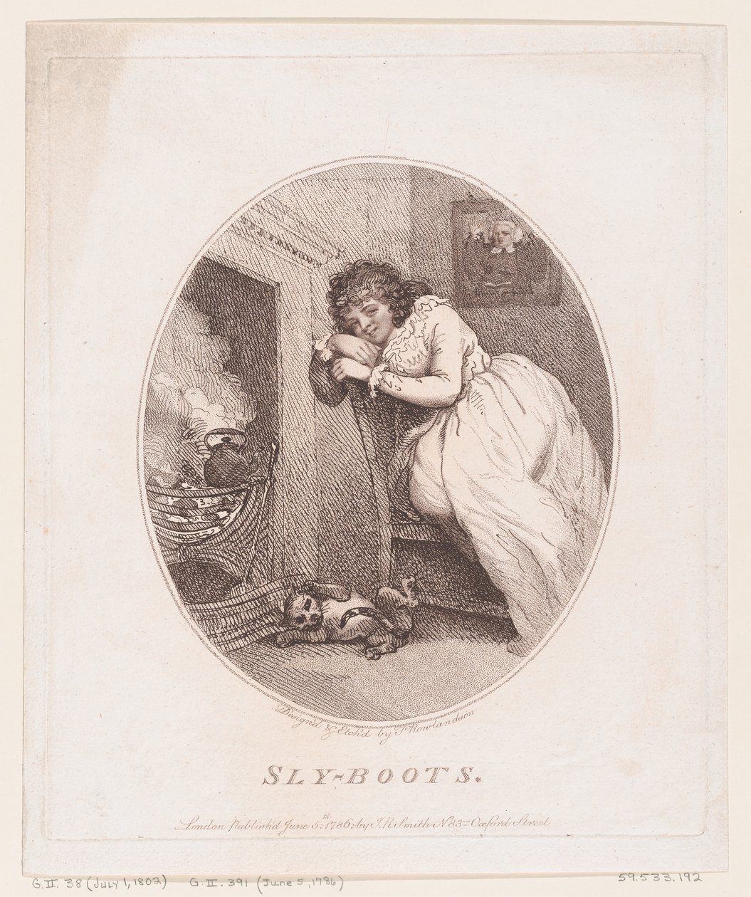 Sly-boots, 5 juni 1786., 5 juni 1786. av Thomas Rowlandson