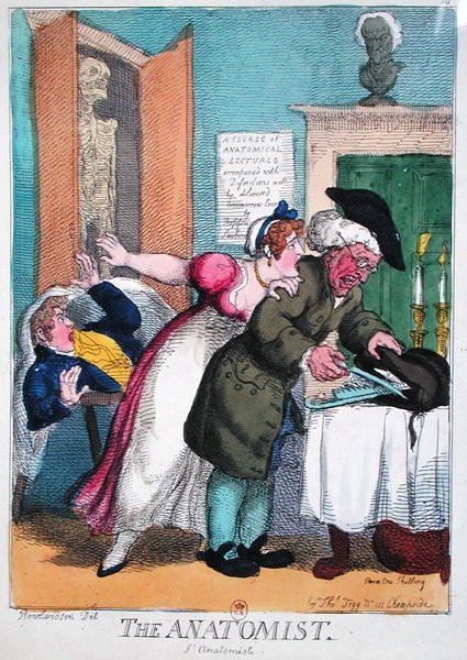 The Anatomist, utgiven av Thomas Tegg av Thomas Rowlandson