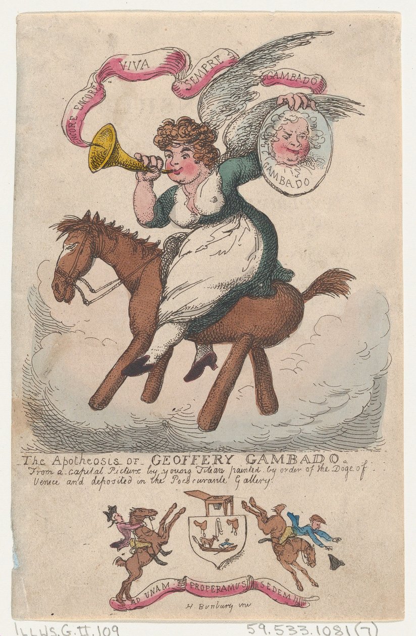 Geoffery Gambados apoteos, 1808., 1808. av Thomas Rowlandson